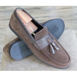 Morissette 32688 brown suede