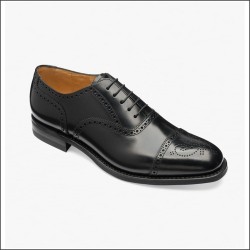 Loake *301 black punched...