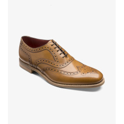 Loake Kerridge tan wing-tip