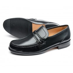 Loake Rome black moccasin